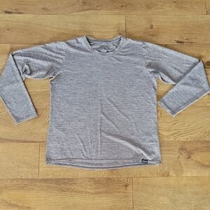 Patagonia Heather Gray Daily Tech Long Sleeve